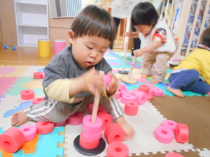 乳児部 手作りおもちゃ 浜松市西区 連携型認定こども園 春日こども園